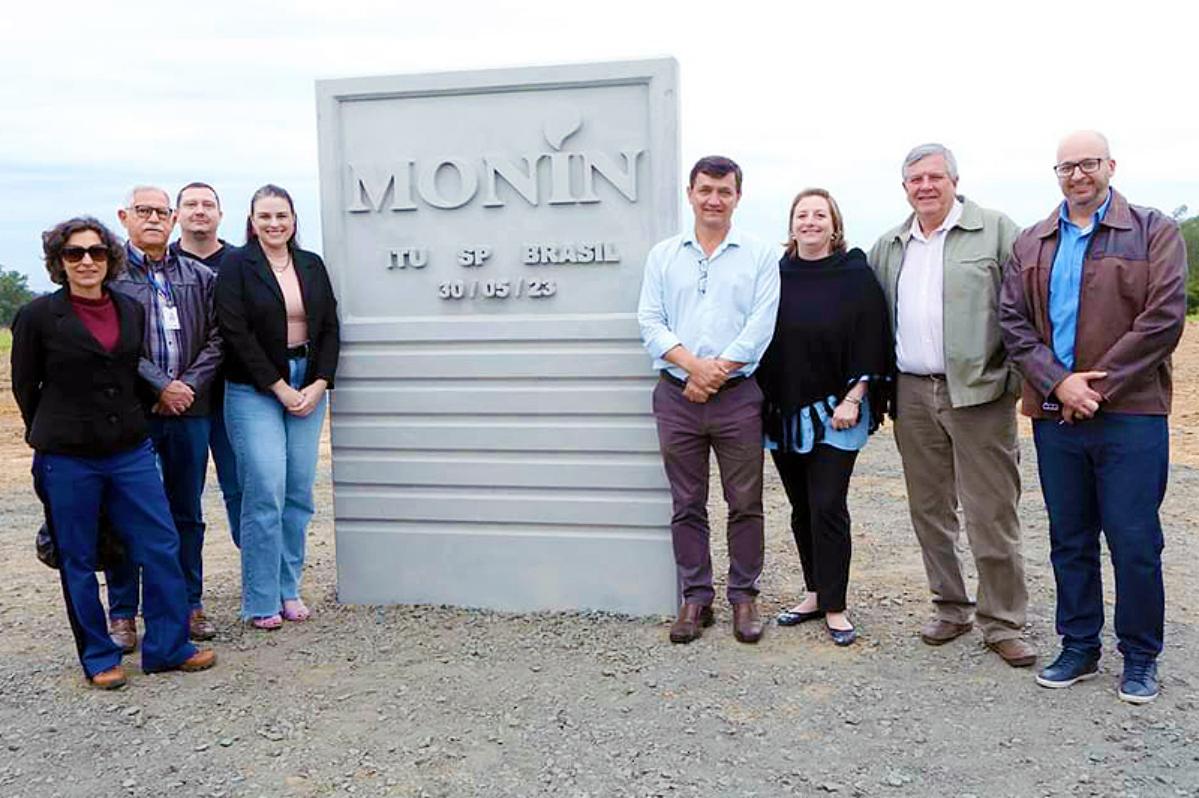 Lançamento da pedra fundamental da Monin Brasil